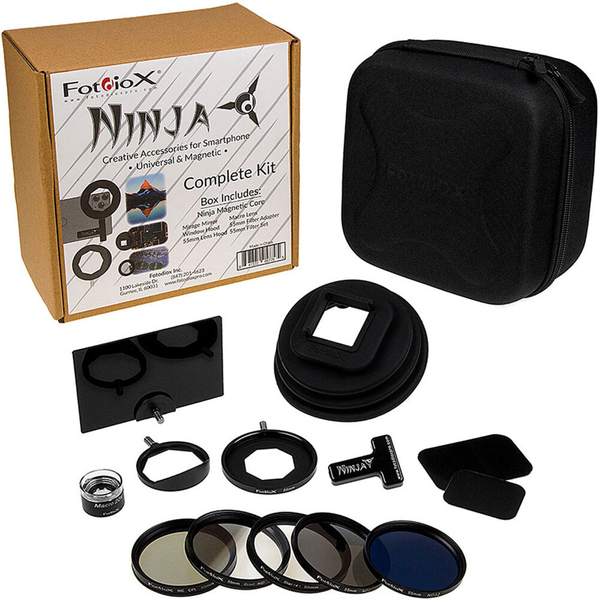 

Fotodiox Ninja Complete Universal and Magnetic Smartphone Accessories Kit