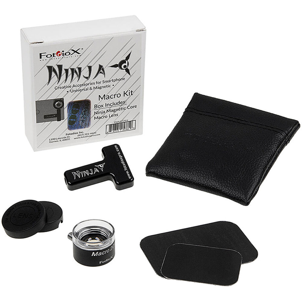 

Fotodiox Ninja 20x Macro Magnetic Lens Kit for Smartphones