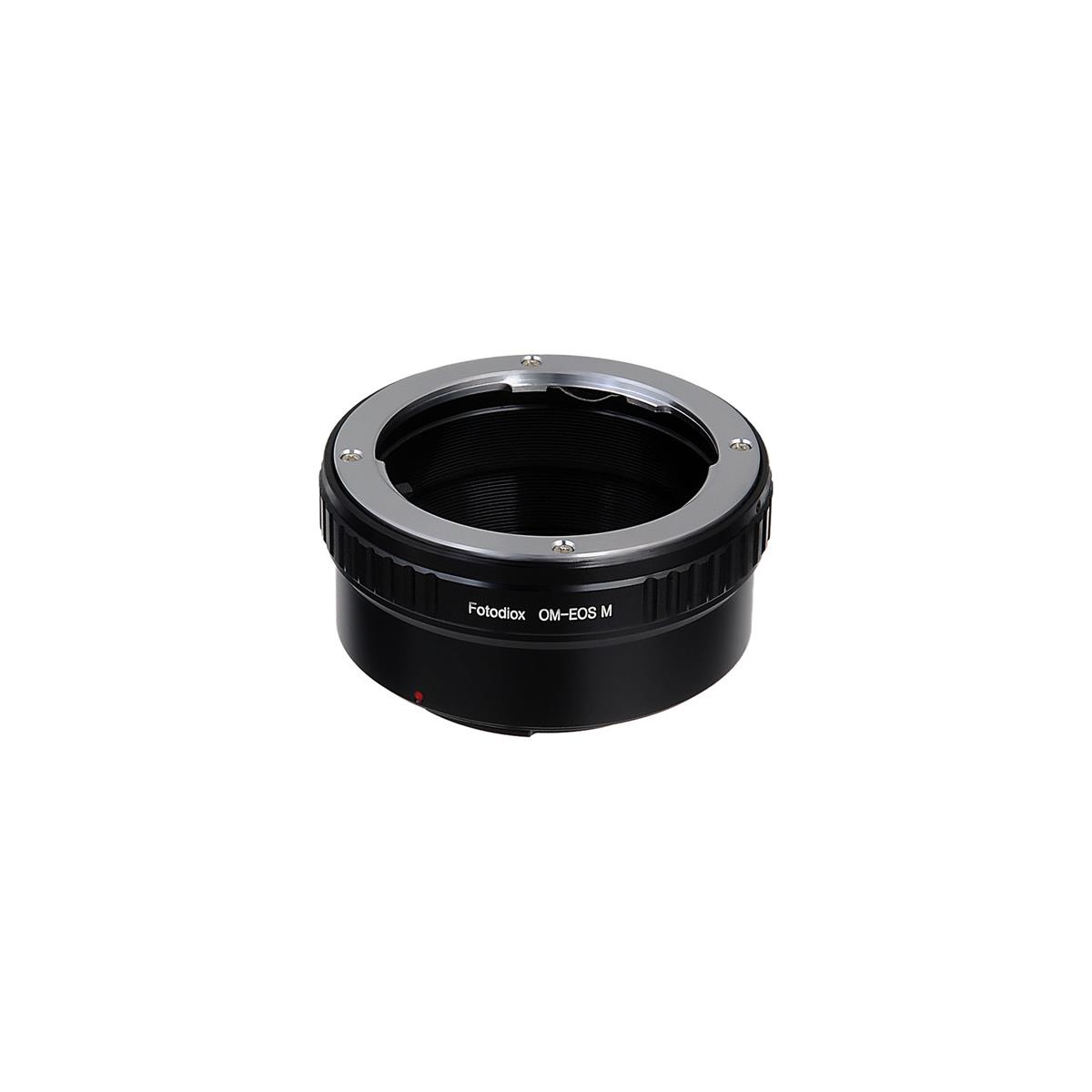 Image of Fotodiox Lens Mount Adapter for Olympus Zuiko 35mm SLR Lens to Canon EF-M Camera