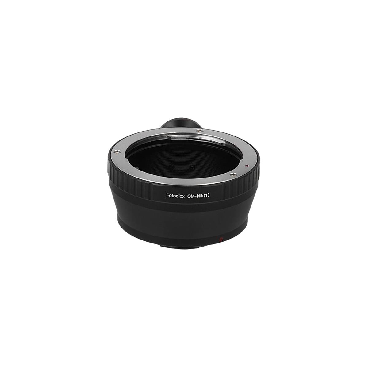 Image of Fotodiox Lens Mount Adapter for Olympus Zuiko 35mm Lens to Nikon 1-Series Camera
