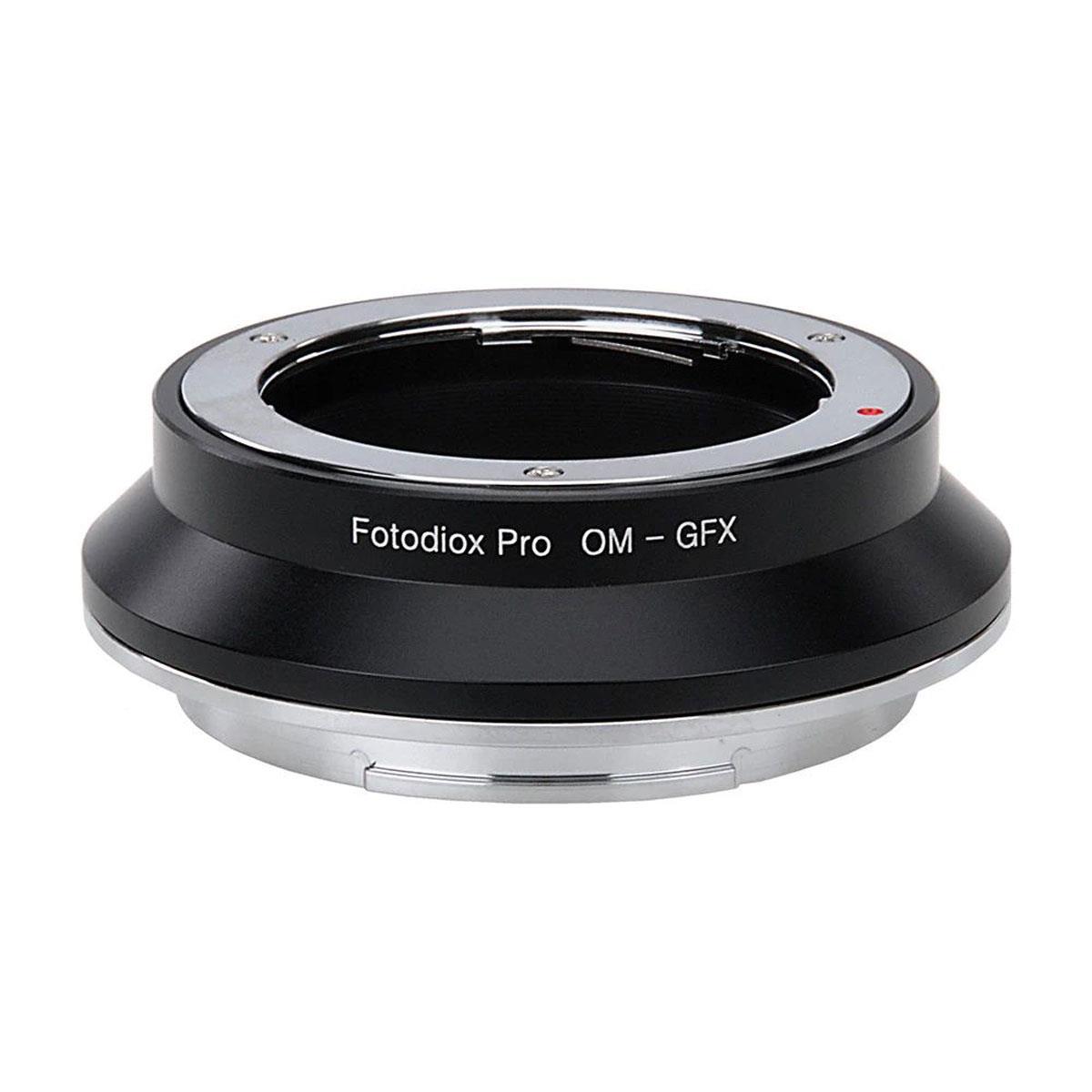 Image of Fotodiox Pro Lens Mount Adapter for Olympus Zuiko OM Lens to Fujifilm GFX Camera