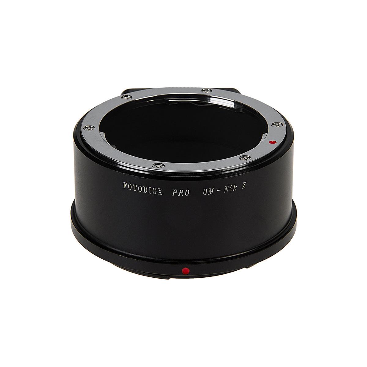Image of Fotodiox Pro Lens Adapter for Olympus Zuiko 35mm Lens to Nikon Z-Mount Camera