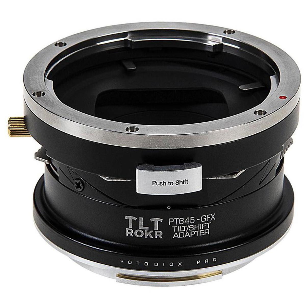 

Fotodiox Pro TLT ROKR Tilt/Shift Lens Adapter, Pentax 645 Lens to Fuji G Camera