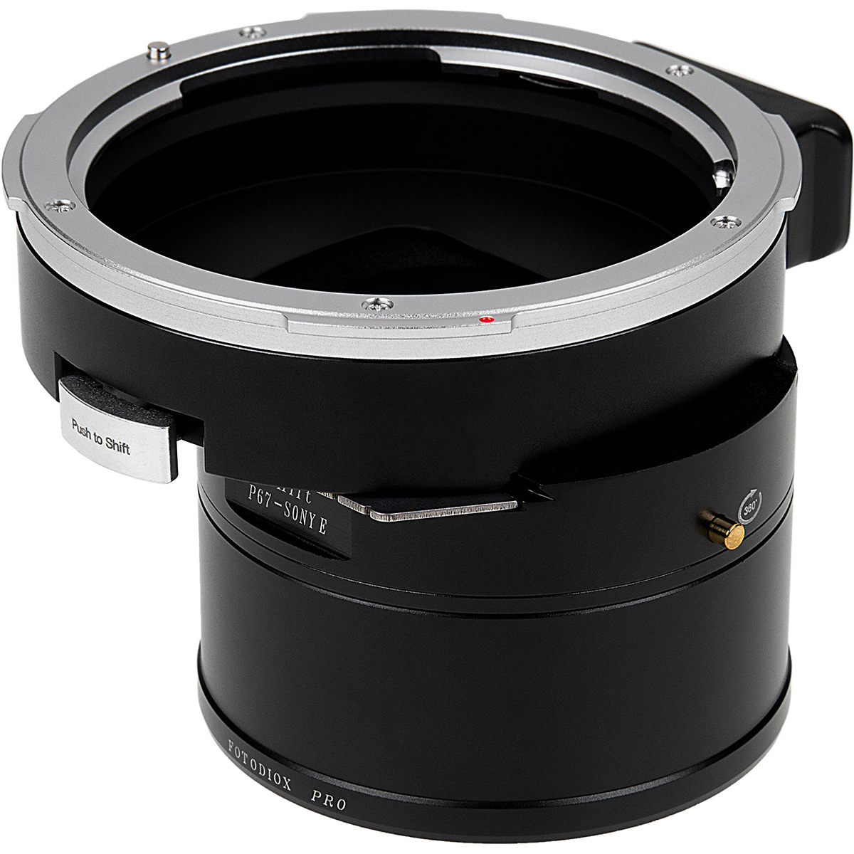 

Fotodiox Pro Shift Lens Mount Adapter for Pentax 6x7 Mount SLR Lens Sony E Camera