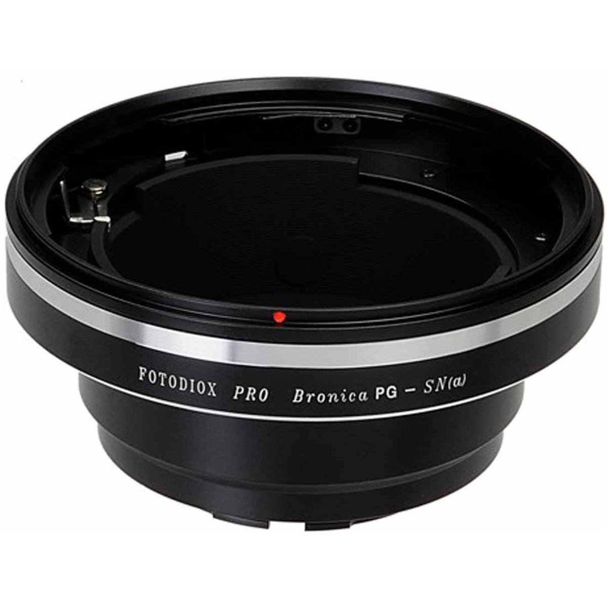 

Fotodiox Mount Adapter for Bronica PG Lens to Sony Alpha Mount Camera