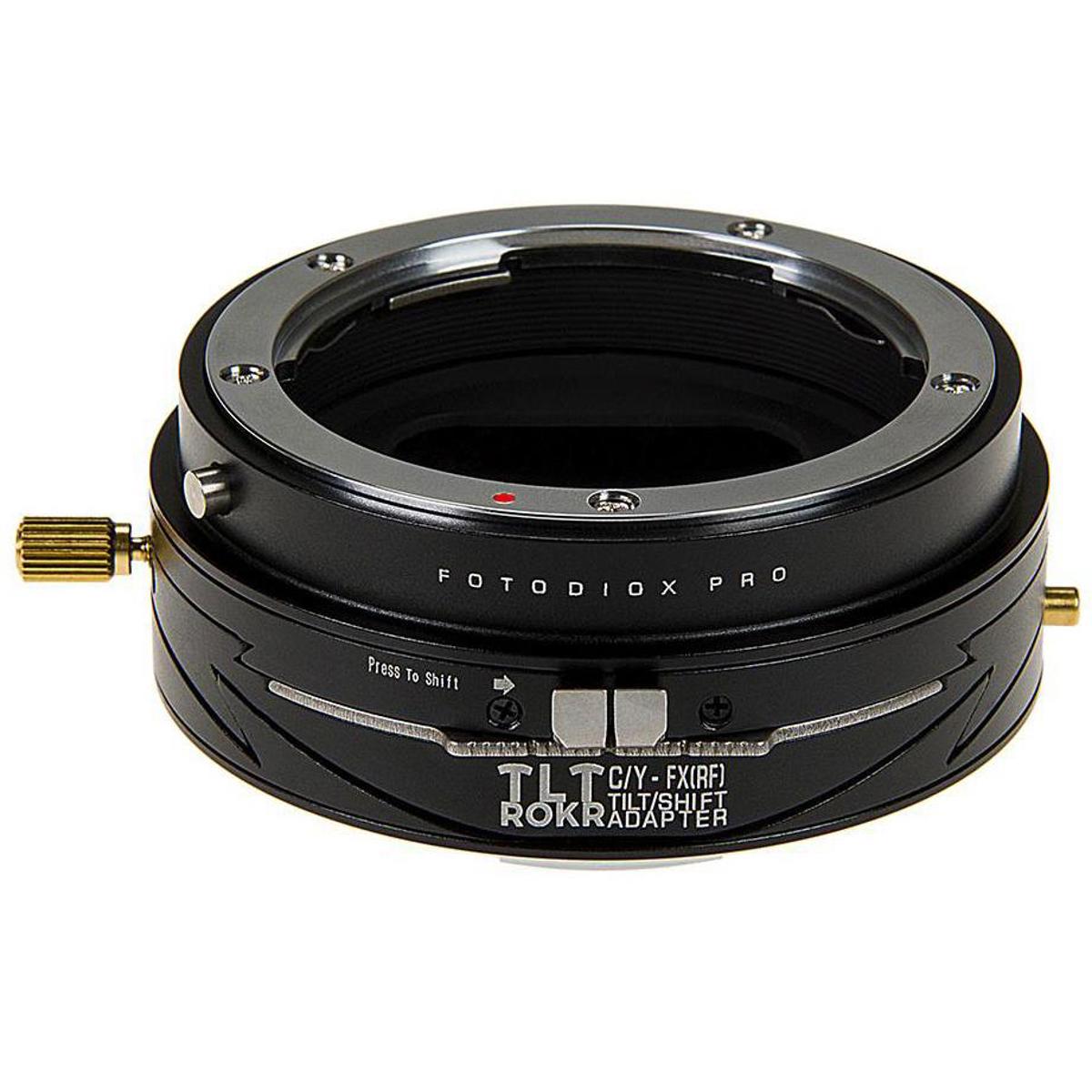 

Fotodiox Pro TLT ROKR Tilt/Shift Adapter, Contax/Yashica Lens to Fuji X Camera