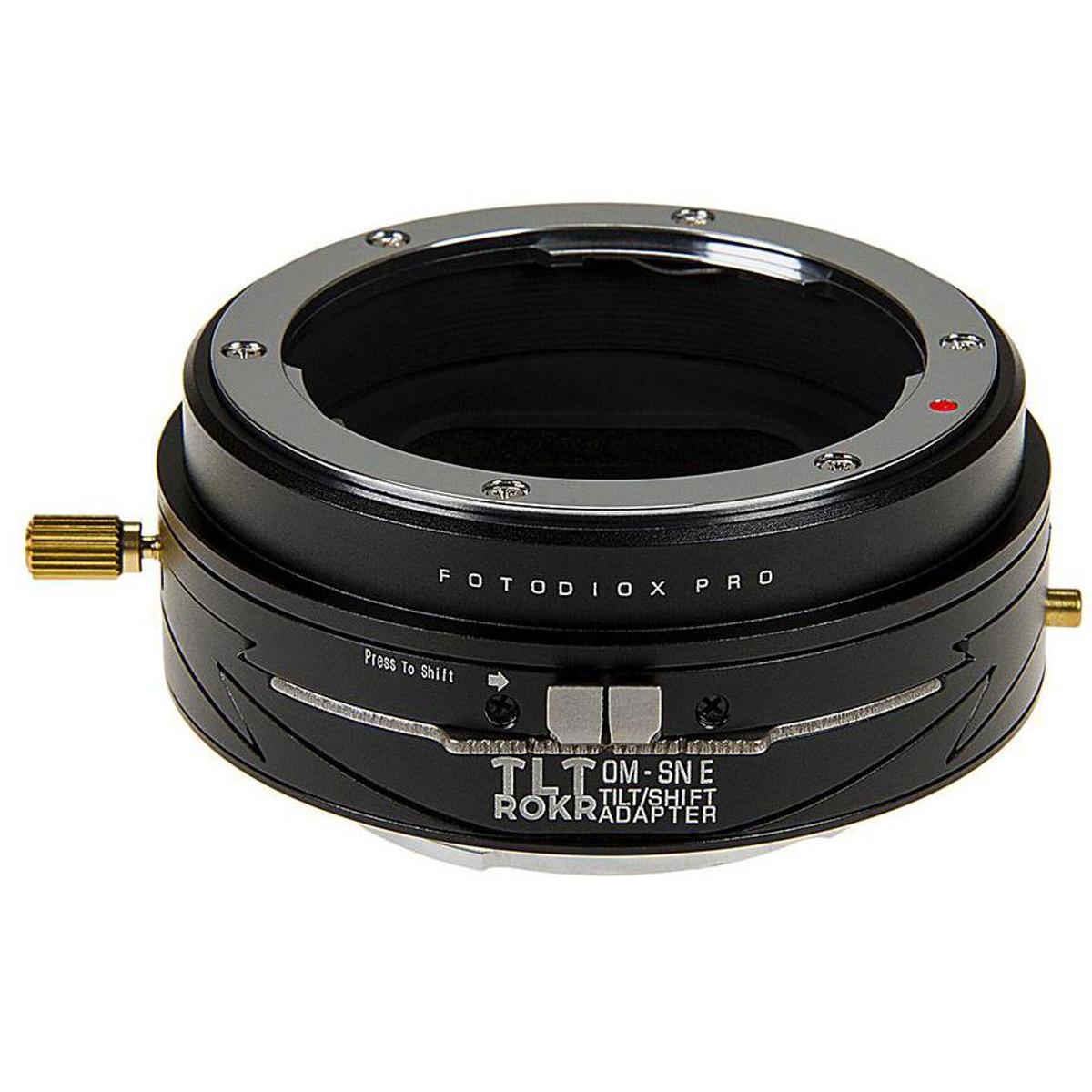 

Fotodiox Pro TLT ROKR Tilt/Shift Adapter, Olympus Zuiko Lens to Sony Alpha Cam