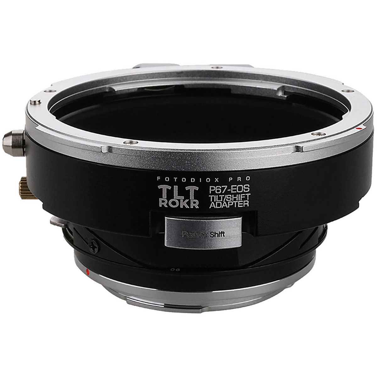 

Fotodiox Pro TLT ROKR Mount Adapter, P67/PK67 Lenses to Canon EF, EF-S Camera