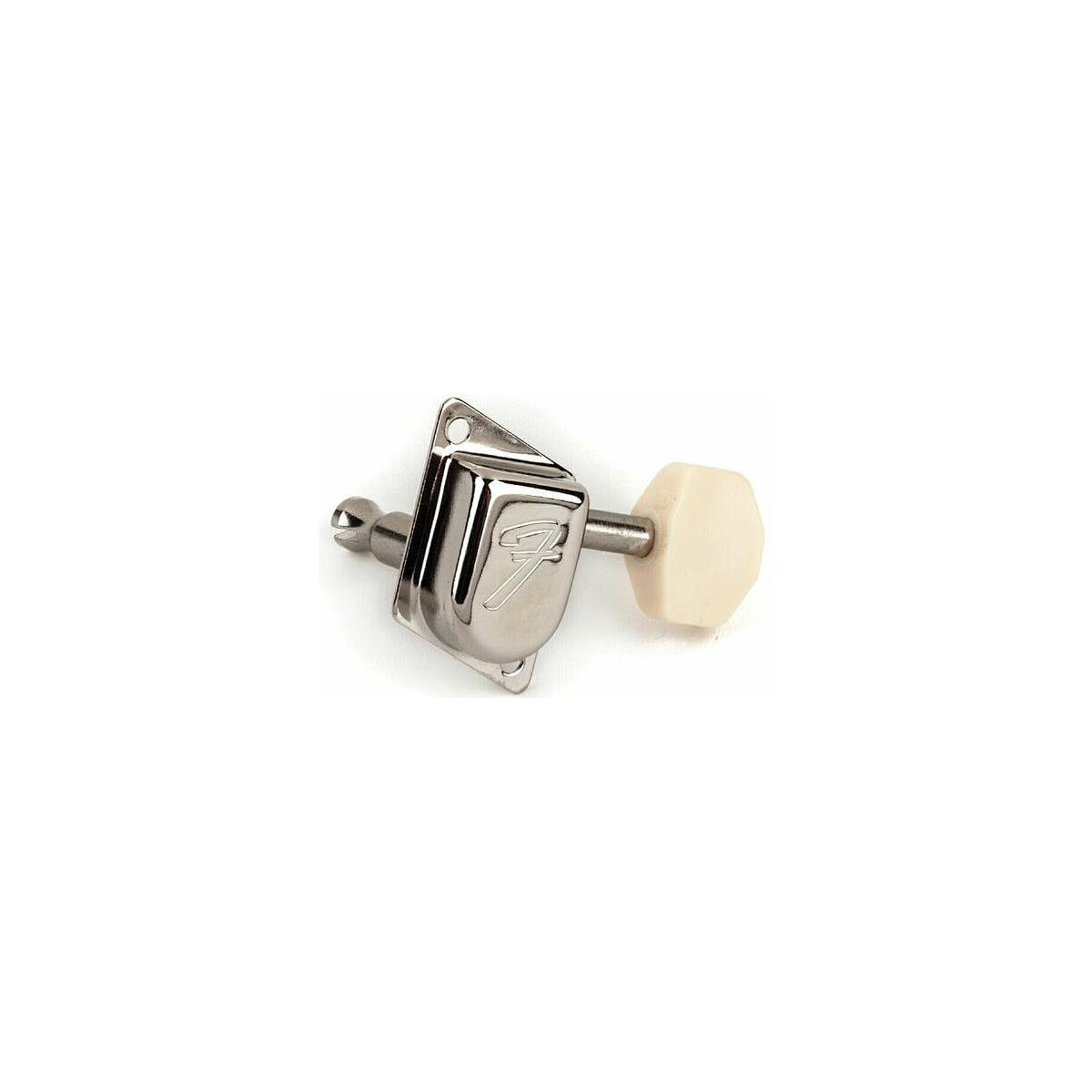Fender '65 Mustang Reissue Tuning Machine, Nickel with Cream Buttons -  0013189049