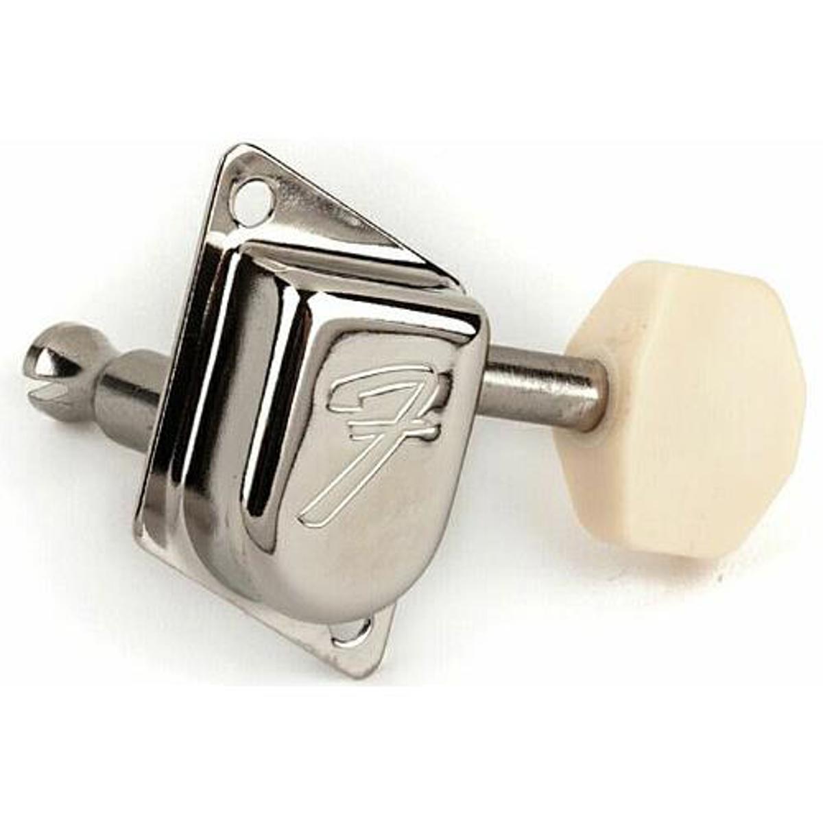 

Fender '65 Mustang Reissue Tuning Machine, Nickel with Cream Buttons