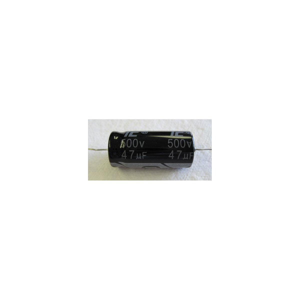 Image of Fender AE AXIAL Electrolytic Capacitor 47uF 500V +50%-10% for Tube Amplifiers