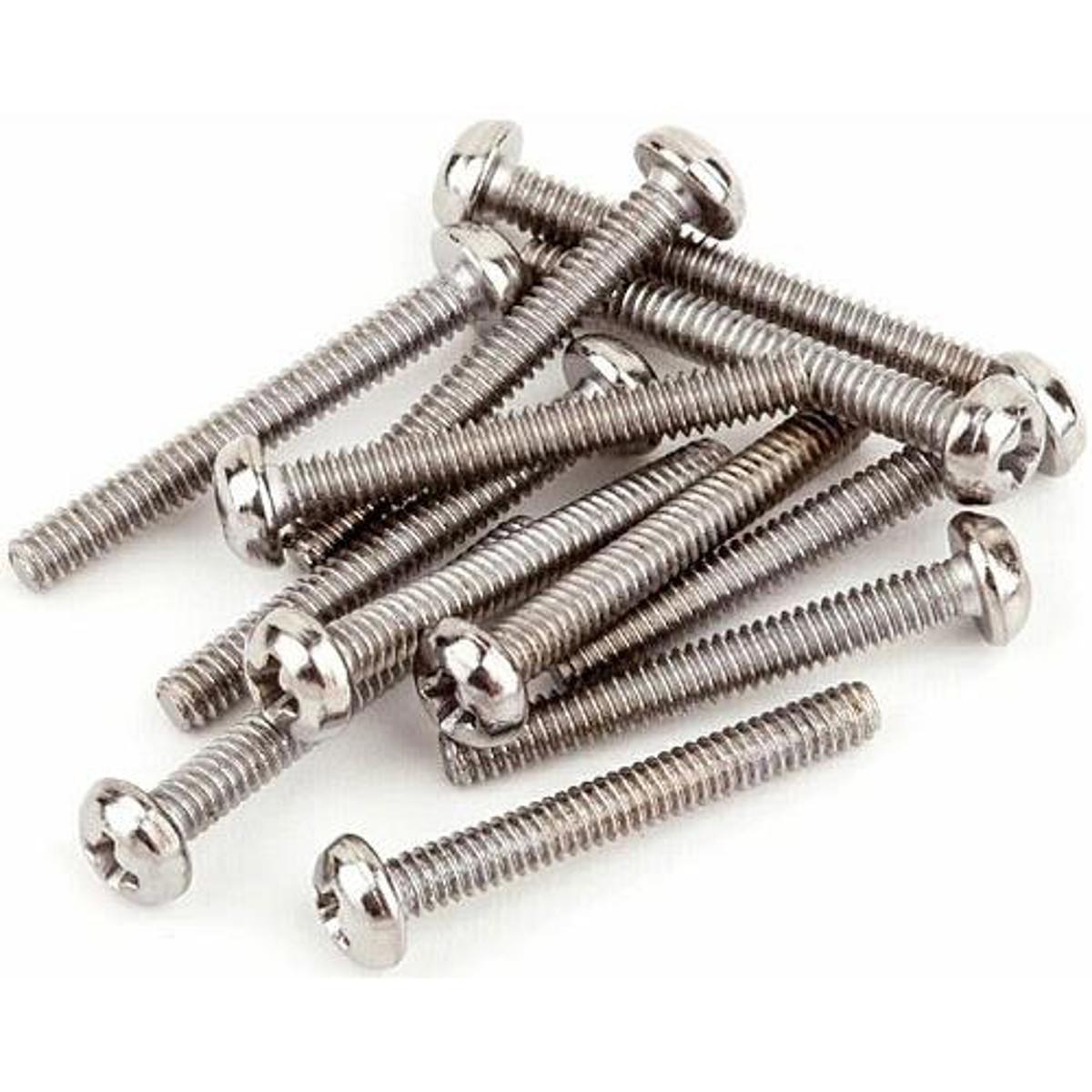 

Fender 3-48x13/16" Round-Head Mounting Screws, 12 Pieces