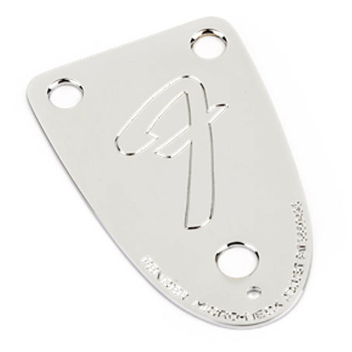 

Fender '3-Bolt F Stamped Neck Plate, Chrome