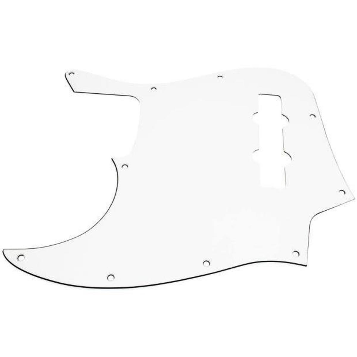 

Fender 3-Ply 10-Hole Mount Left Hand Pickguard for Guitars, White