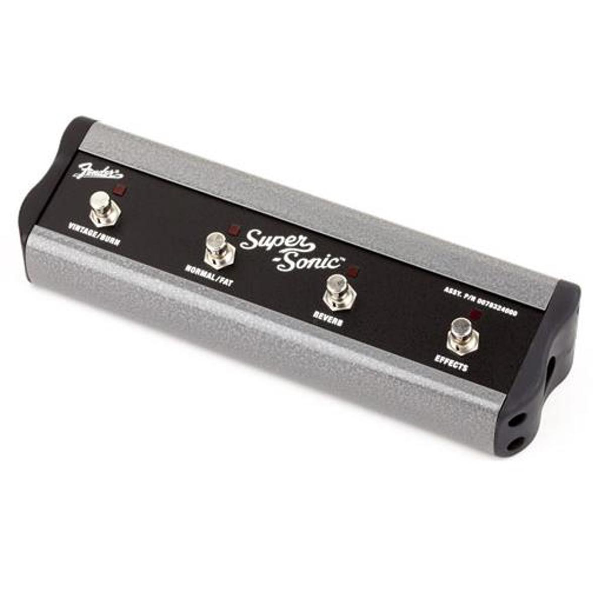 

Fender 4-Button Footswitch for Super-Sonic 22, Twin and 100 Head Amplifiers