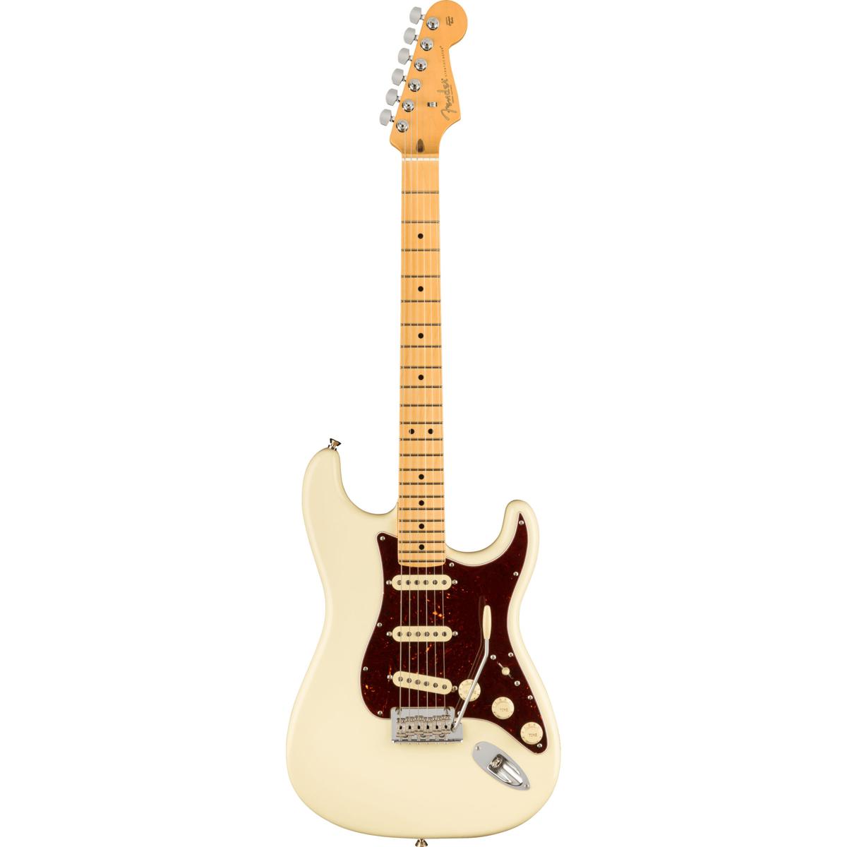 

Fender American Pro II Stratocaster Electric Guitar, Maple, Olympic White