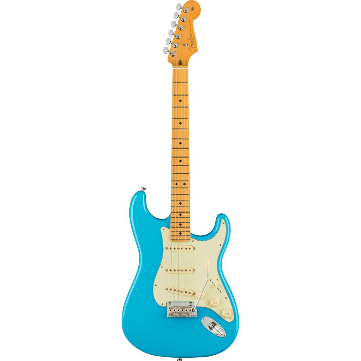 

Fender American Professional II Stratocaster Electric Guitar, Maple, Miami Blue