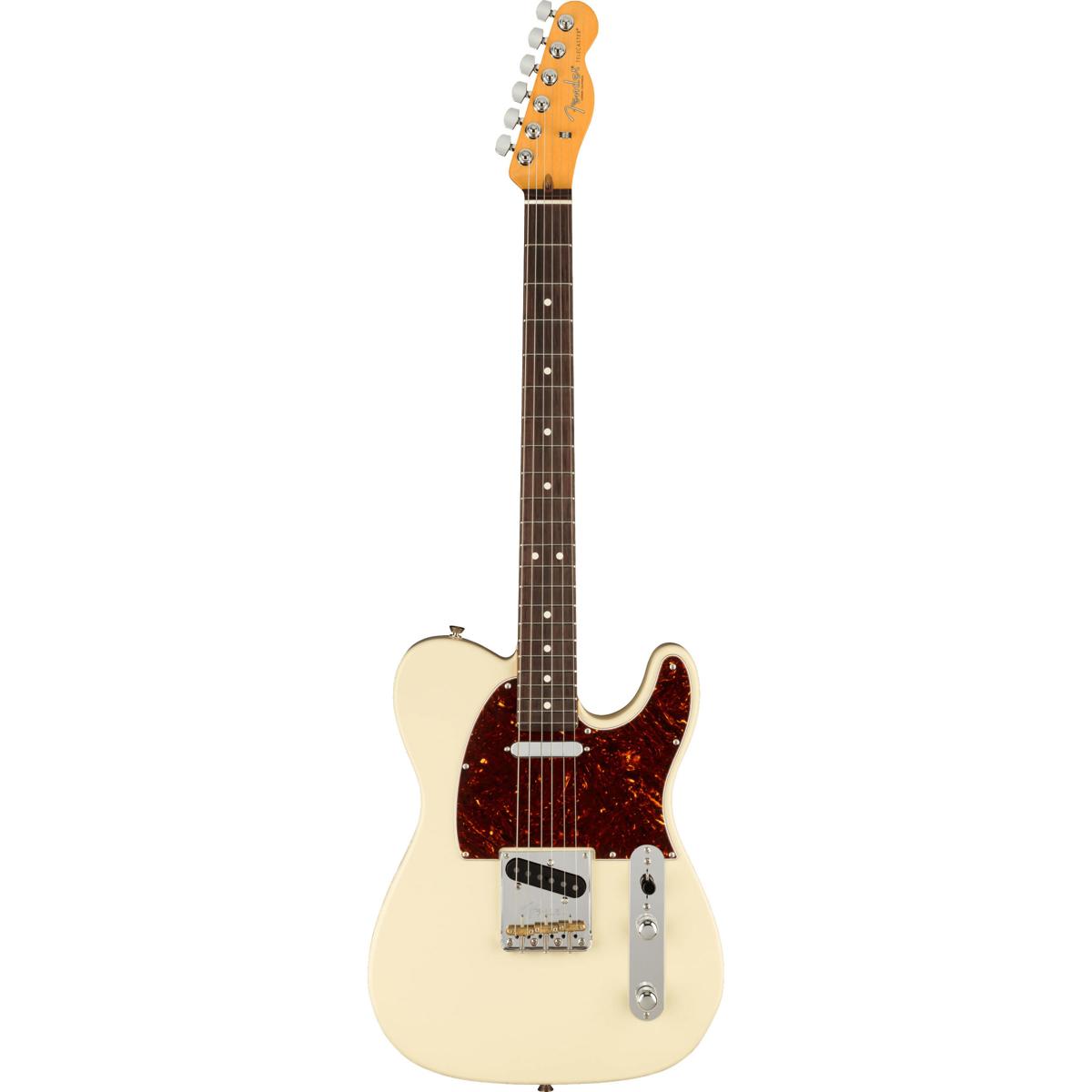 

Fender American Pro II Telecaster Electric Guitar, Rosewood, Olympic White