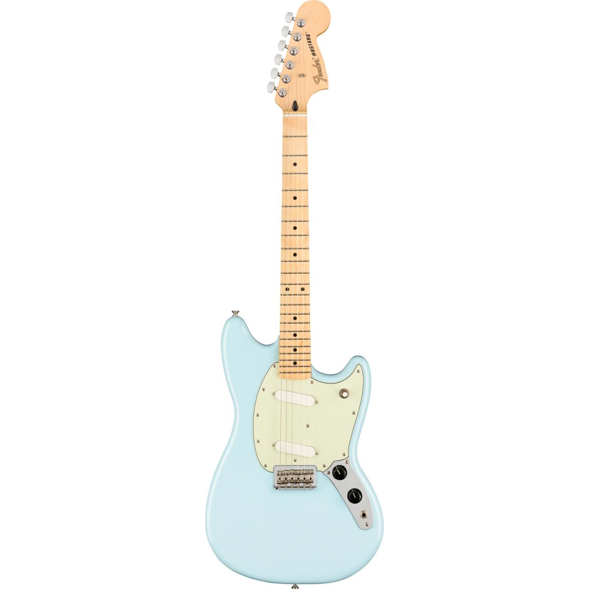 

Fender Player Mustang Electric Guitar, Maple Fingerboard, Sonic Blue