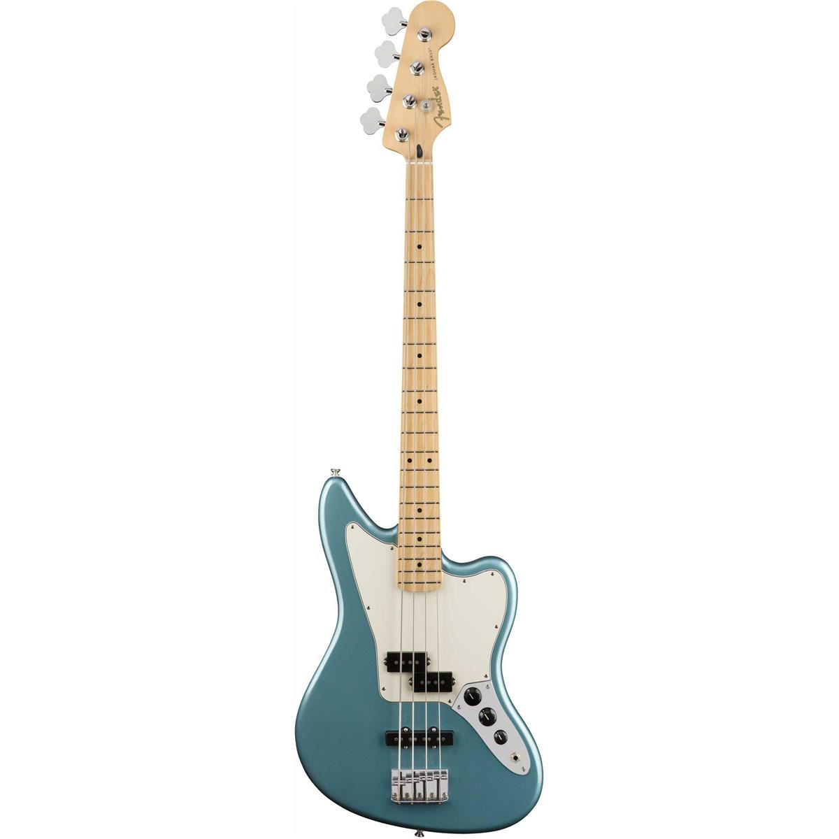 

Fender Player Jaguar Electric Bass Guitar, Maple Fingerboard, Tidepool