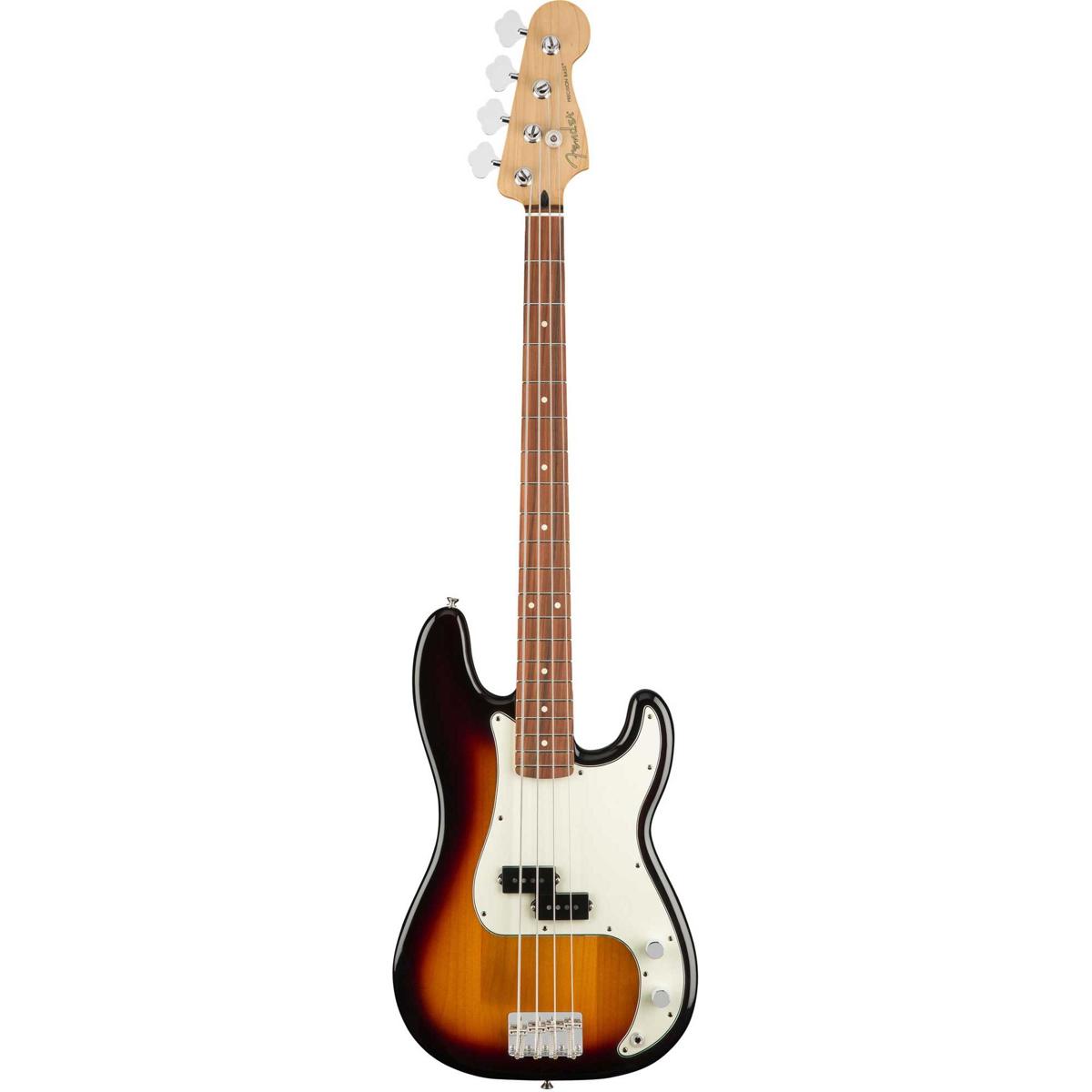

Fender Player Precision Electric Bass Guitar, Pau Ferro, 3-Color Sunburst