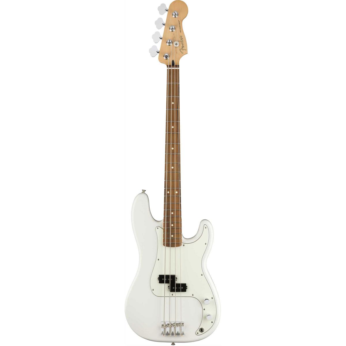 

Fender Player Precision Electric Bass Guitar, Polar White