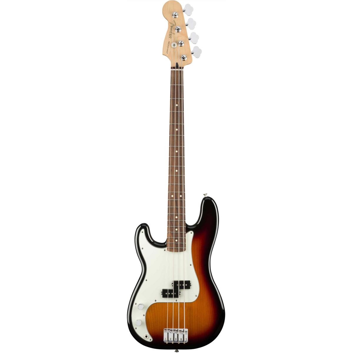 

Fender Player Precision LH Electric Bass Guitar, Pau Ferro, 3-Color Sunburst