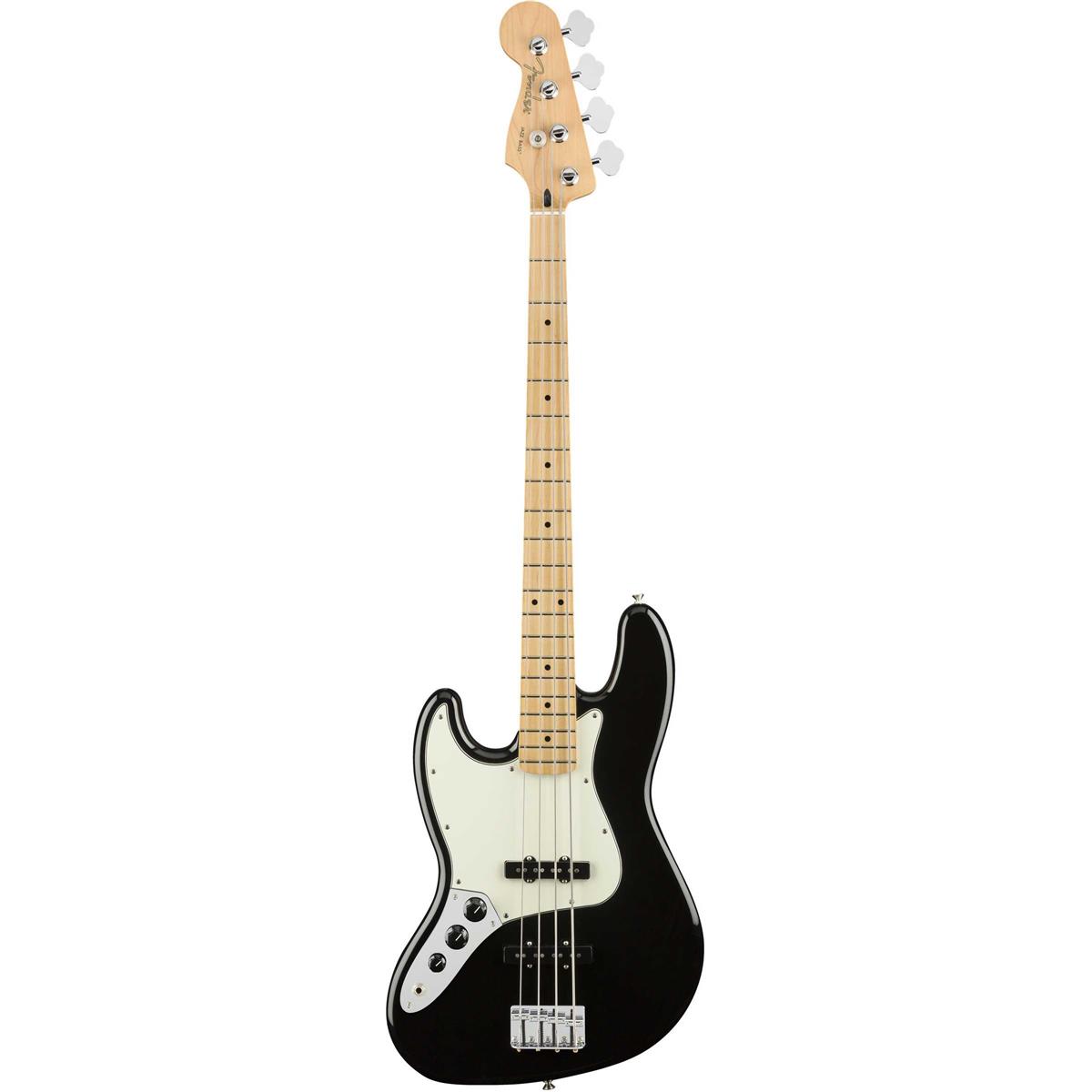 Fender Player Jazz Left-Handed Electric Bass Guitar, Maple Fingerboard, Black -  0149922506
