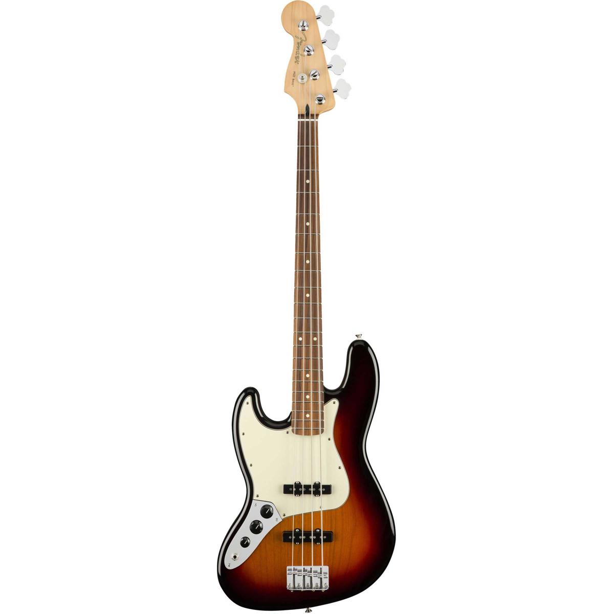 

Fender Player Jazz LH Electric Bass Guitar, Pau Ferro, 3-Color Sunburst
