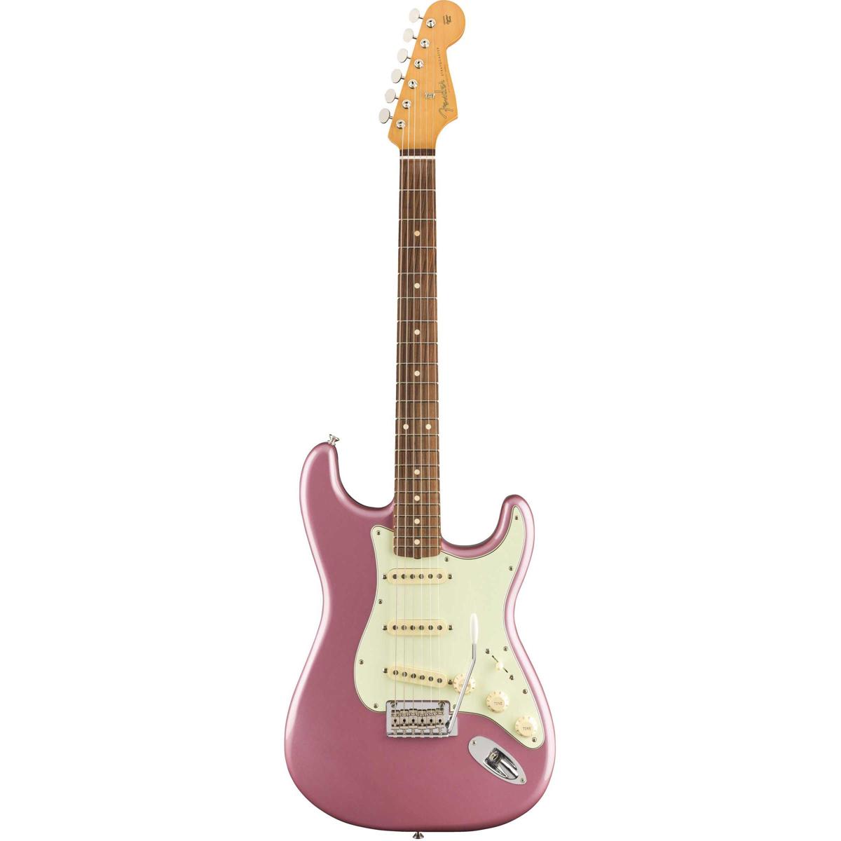 

Fender Vintera '60s Stratocaster Modified Electric Guitar,Burgundy Mist Metallic
