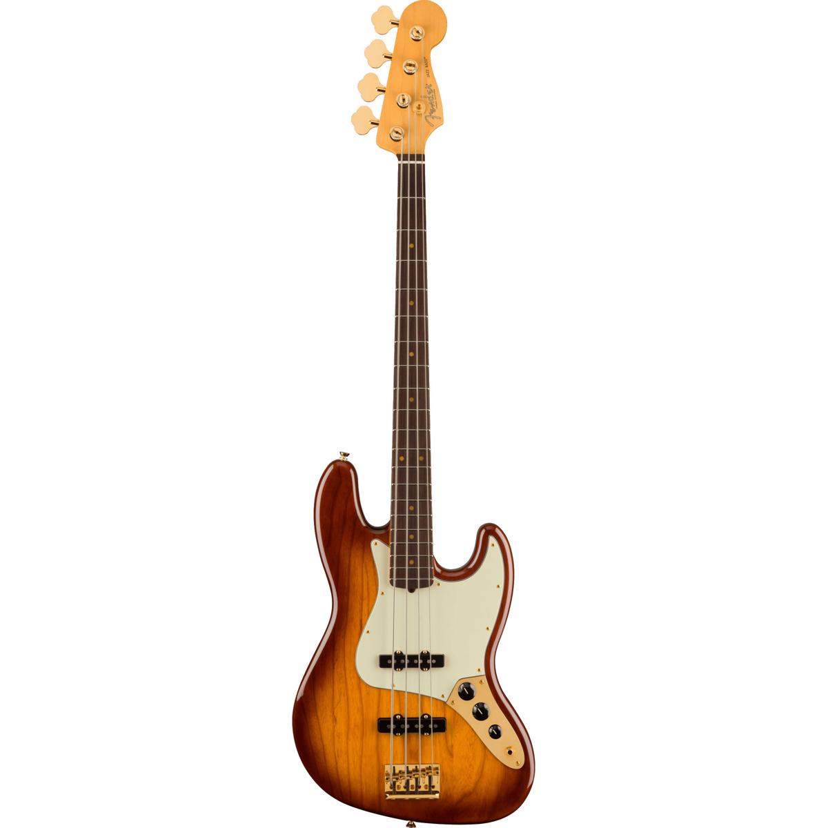 

Fender 75th Anniversary Commemorative Jazz Bass Guitar, 2-Color Bourbon Burst