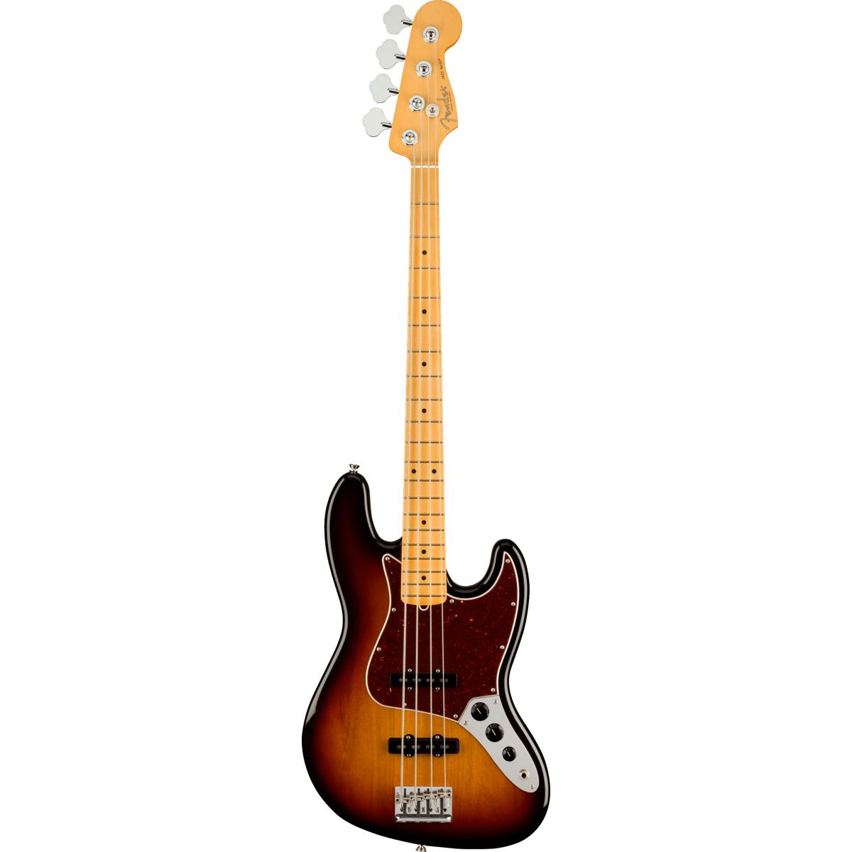 

Fender American Professional II Jazz Bass Guitar, Maple, 3-Color Sunburst