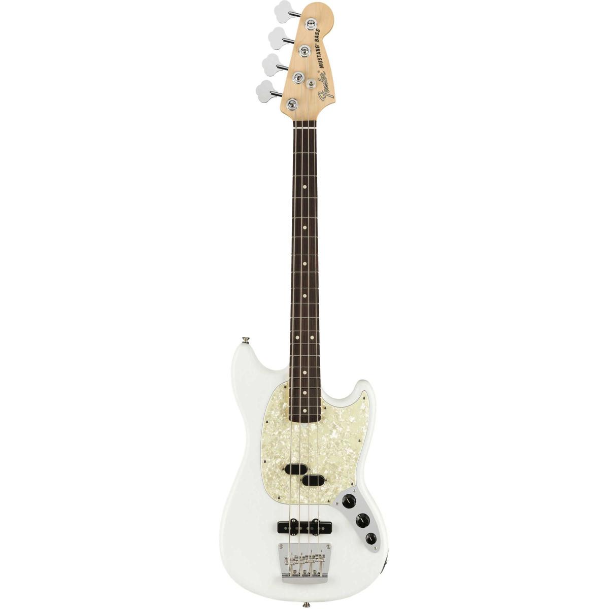 

Fender American Performer Mustang Bass, Rosewood Fingerboard, Artic White