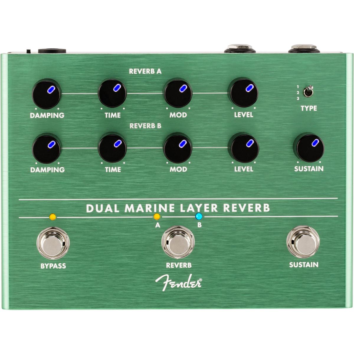 

Fender Dual Marine Layer Reverb Effect Pedal