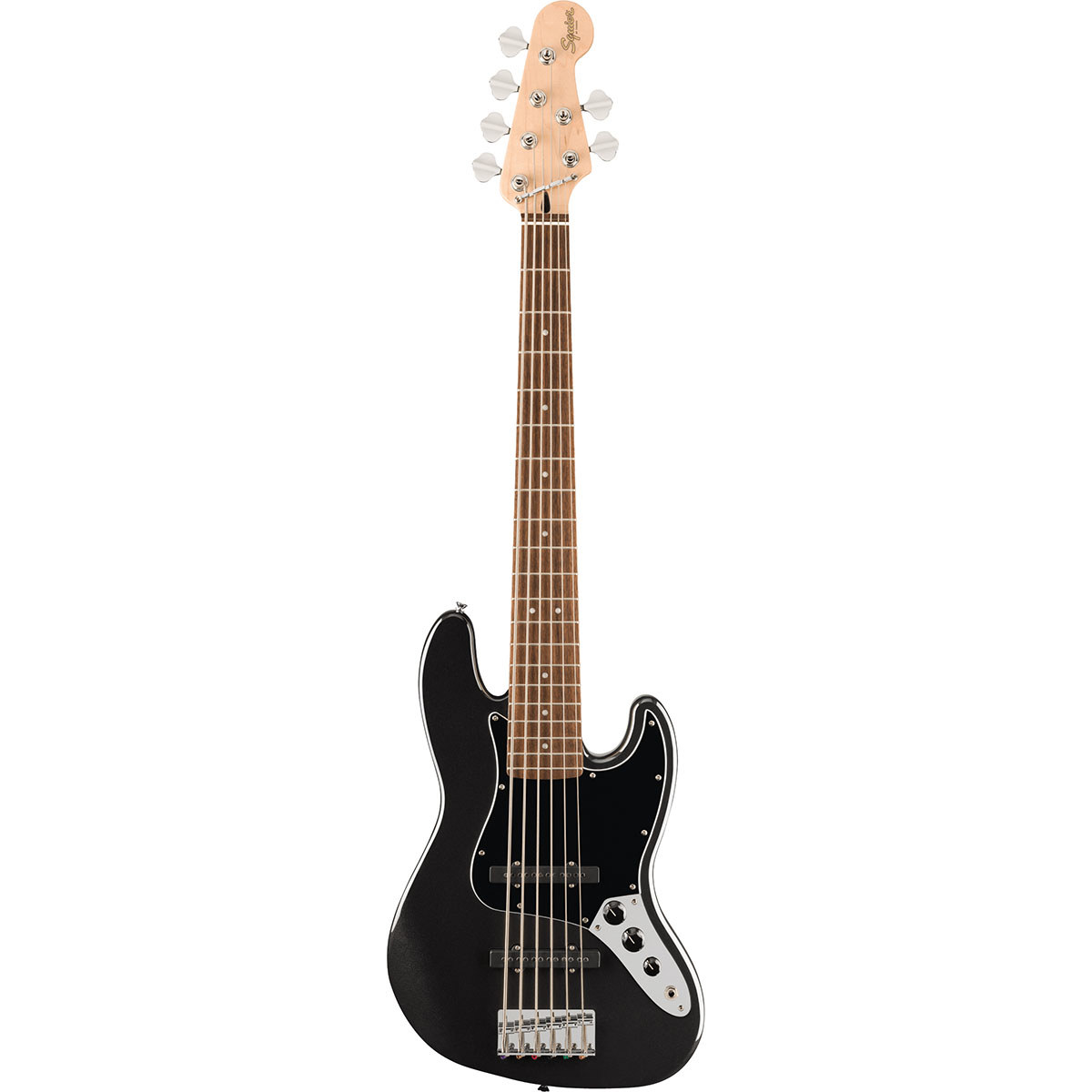 

Fender Squier Affinity Series Jazz Bass VI Guitar, Black Metallic