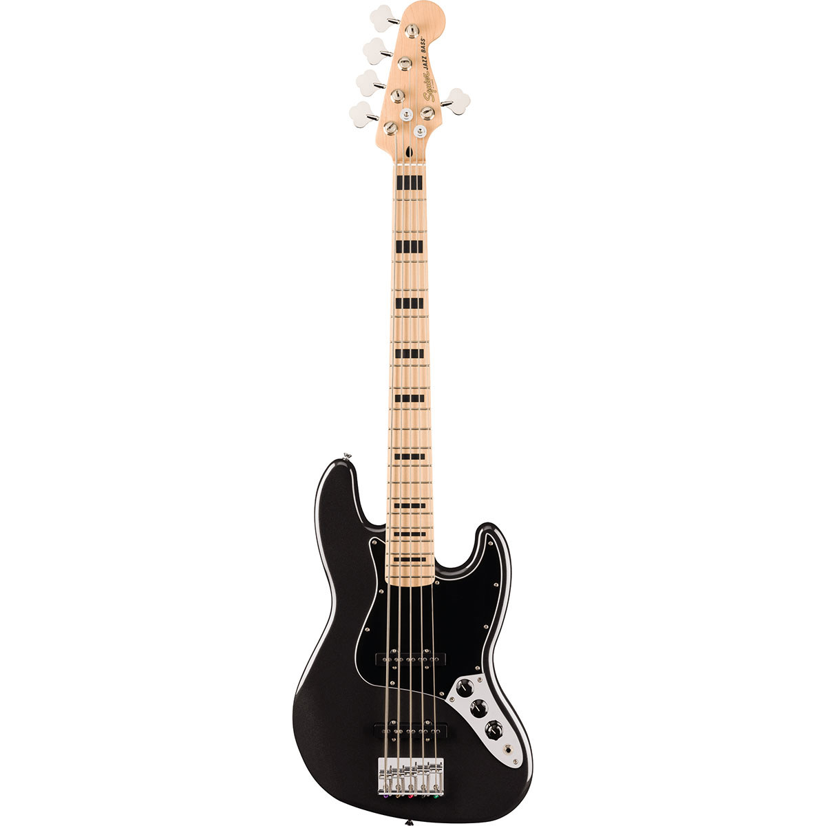 

Fender Squier Affinity Series Active Jazz Bass V 5-String Guitar, Black Metallic