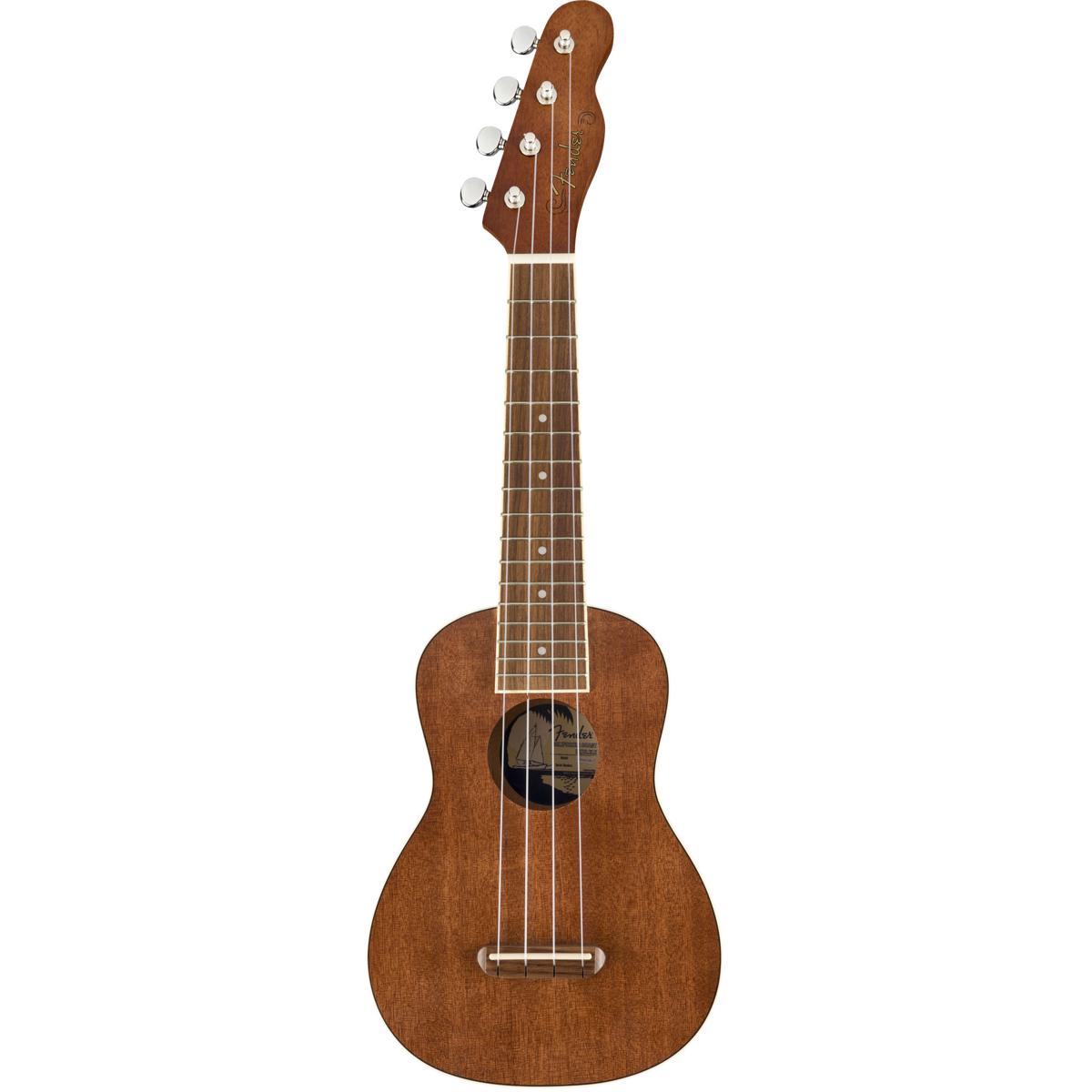 

Fender Seaside Soprano 4-String Ukulele Pack, Natural