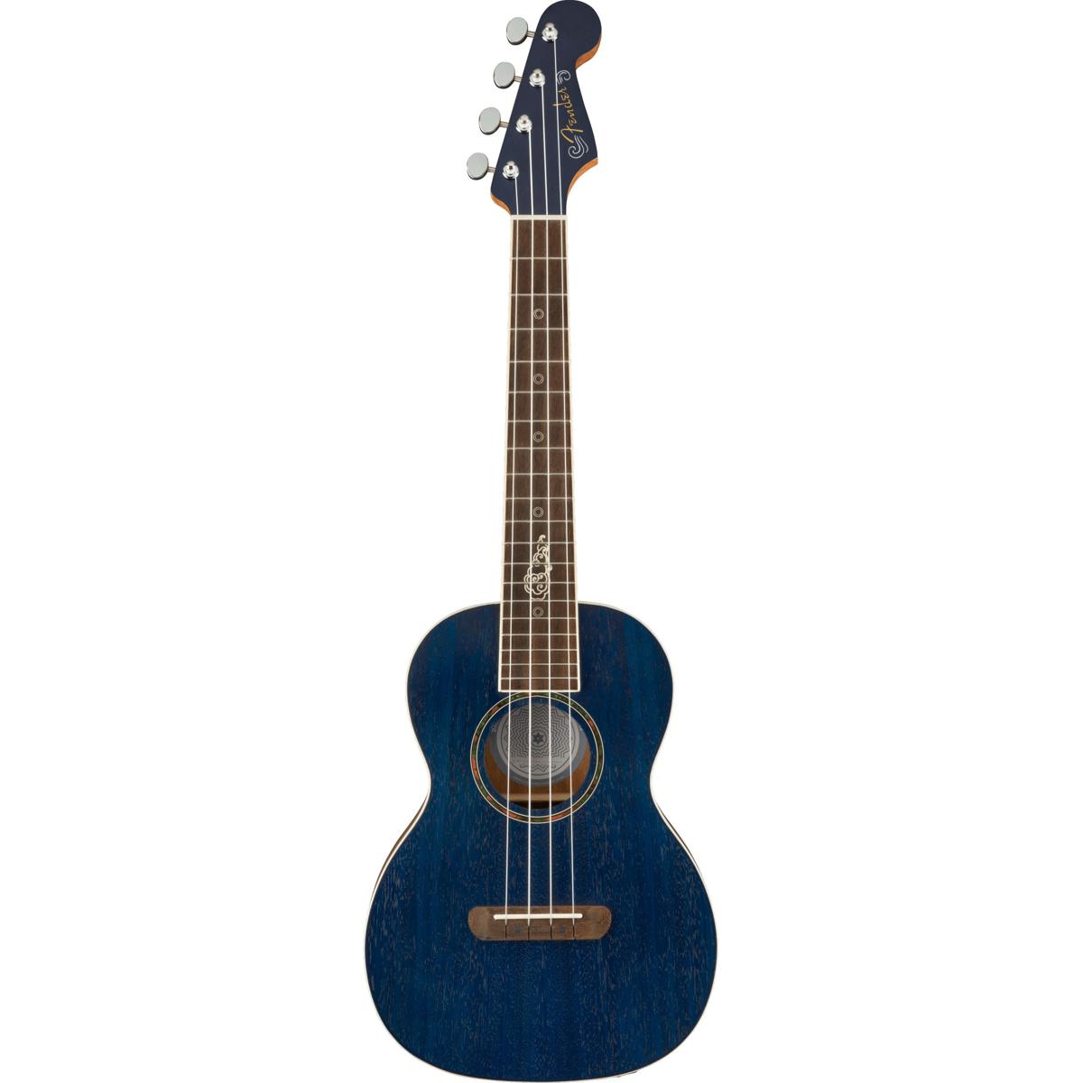 

Fender Dhani Harrison Ukulele, Walnut Fingerboard, Sapphire Blue