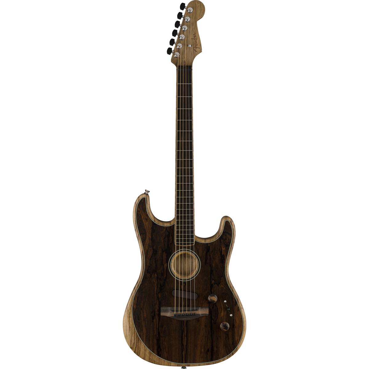 

Fender American Acoustasonic Stratocaster Acoustic Guitar, Ziricote
