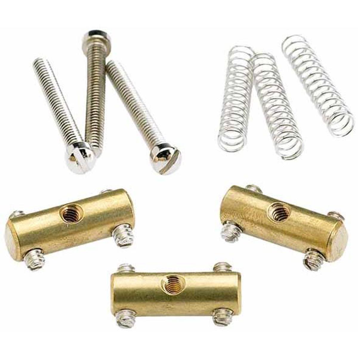 

Fender Pure Vintage '52 Telecaster Saddle Kit, Brass, 3 Pack