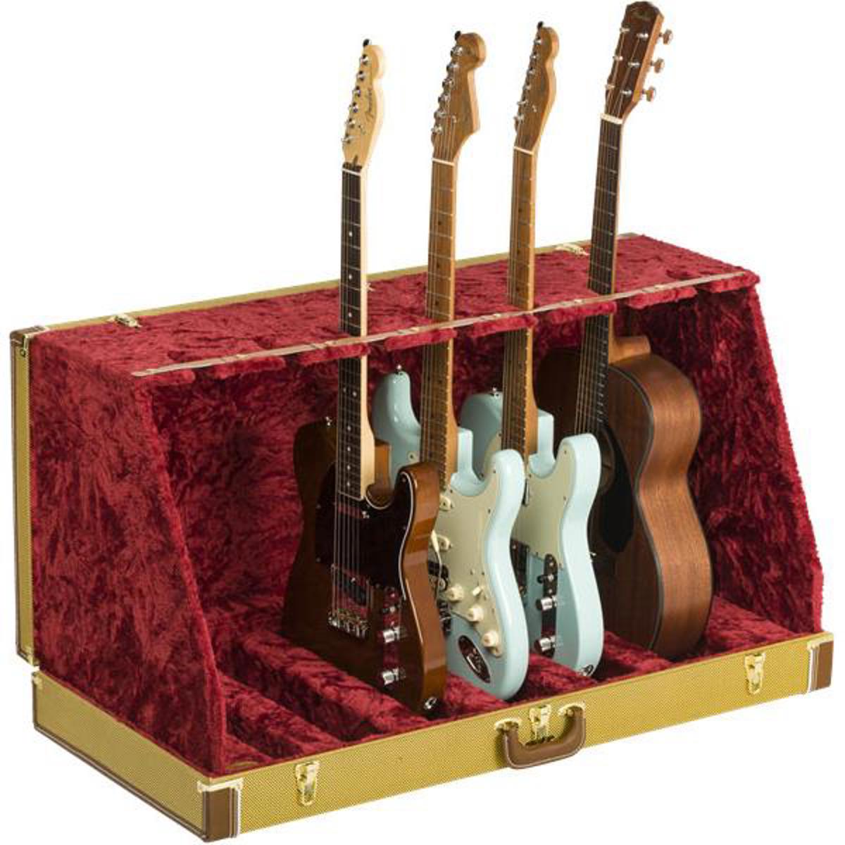 Fender Case Stand for 7 Classic Series Guitar, Tweed