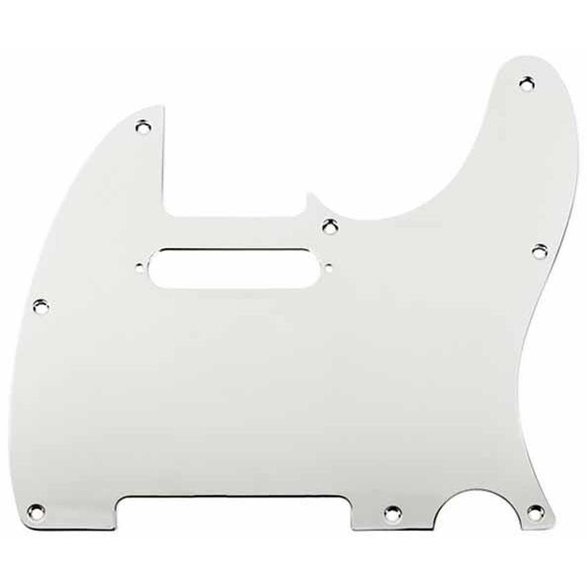 

Fender 1-Ply 8-Hole Pickguard for Telecaster Guitars, Chrome