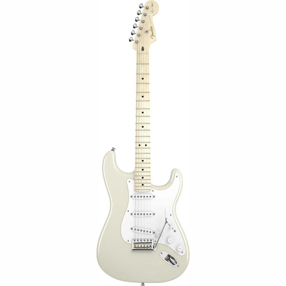 

Fender Eric Clapton Stratocaster Electric Guitar,Maple Fingerboard,Olympic White