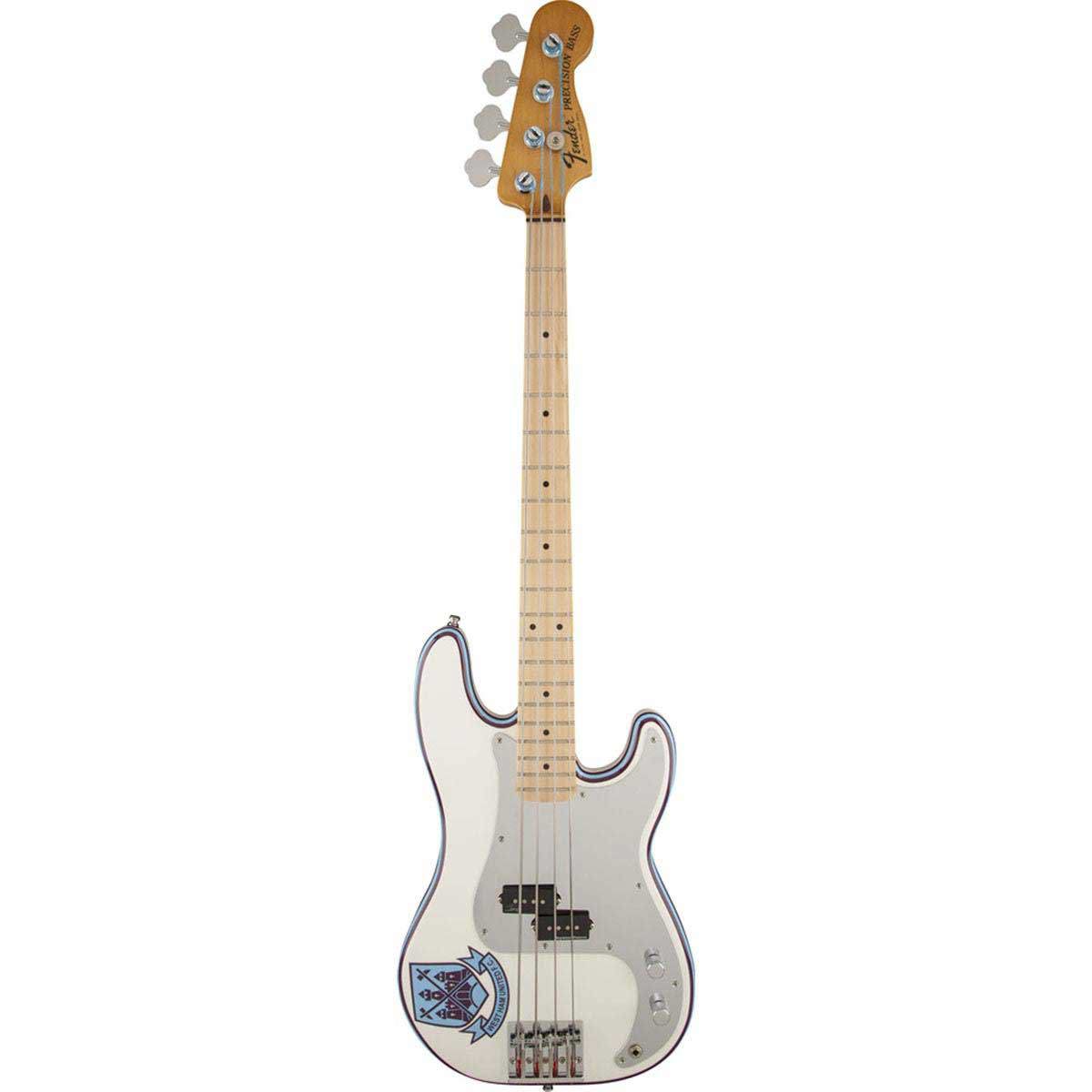 

Fender Steve Harris Precision Bass Guitar, Maple Fingerboard, Olympic White