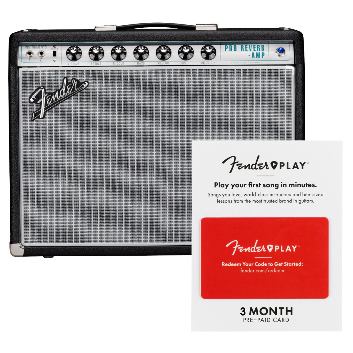 

Fender "68 Custom Pro Reverb Amplifier with 12" Speaker, 3 Month Prepaid Card