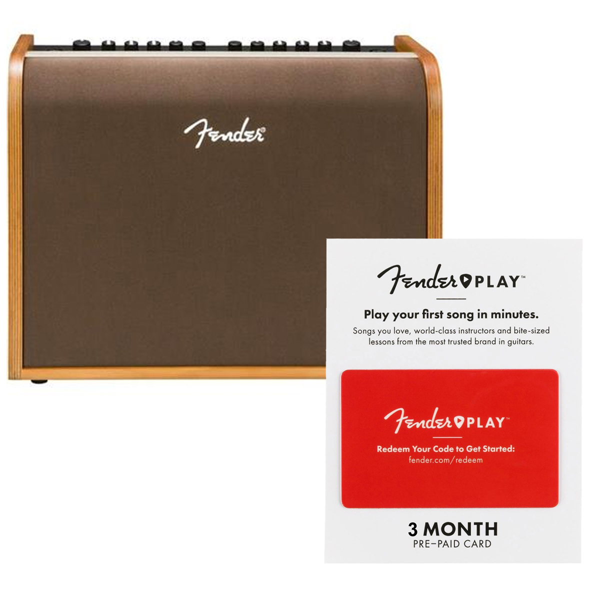 

Fender Acoustic 100 120V Amplifier, Natural Blonde with 3 Month Prepaid Card