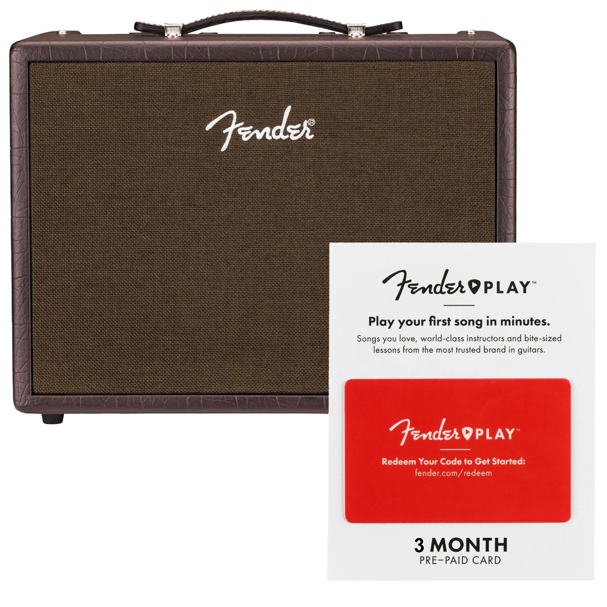 

Fender Acoustic Junior Amplifier, Dark Brown, 120V with 3 Month Prepaid Card