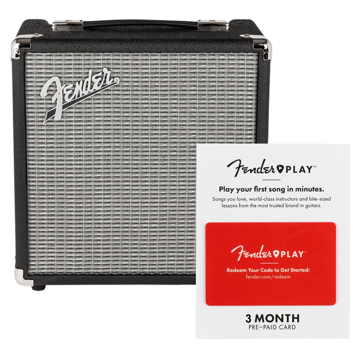 

Fender Rumble 15 (V3) Bass Amplifier with 8" Speaker, 3 Month Prepaid Card