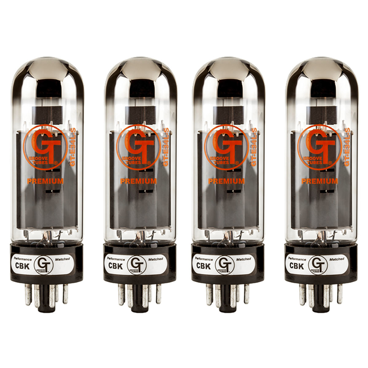 

Fender Groove Tubes GT EL34 Tube for Medium-Power Amplifiers, 4-Pack