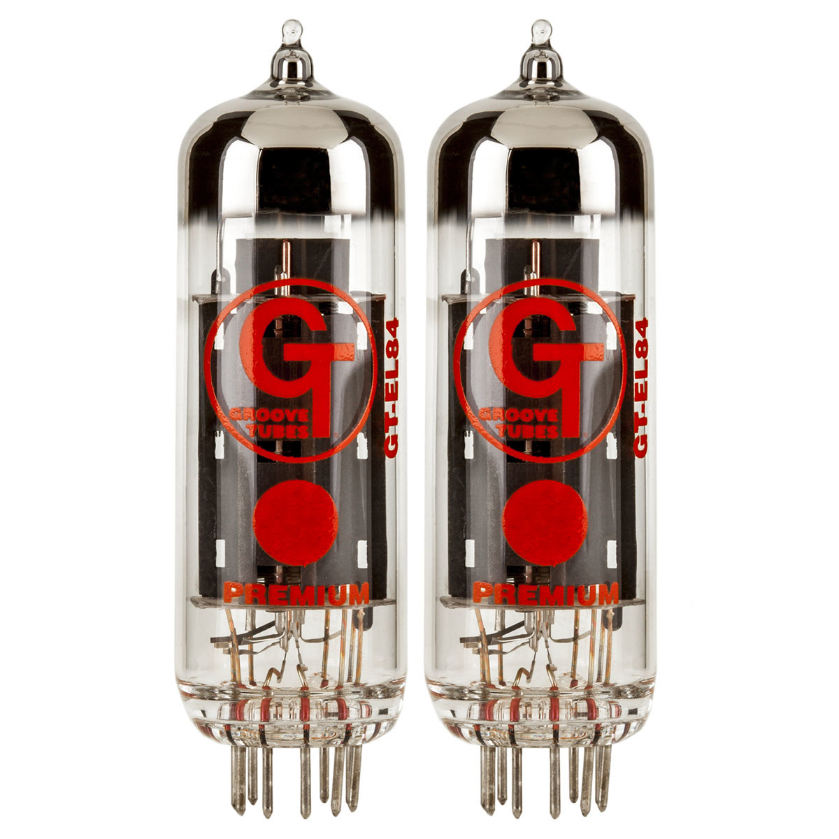 

Fender Groove Tubes GT EL84 Tube for Medium-Power Amplifiers, 2-Pack